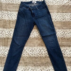 PAIGE Men's Dark Indigo Skinny Jeans